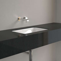 Loop & Friends Undercounter Washbasin, 540 x 340 x 185 mm, with overflow, outside surface glazed