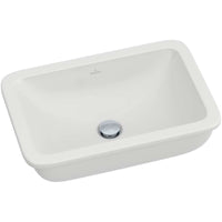 Loop & Friends Undercounter Washbasin, 540 x 340 x 185 mm, with overflow, outside surface glazed