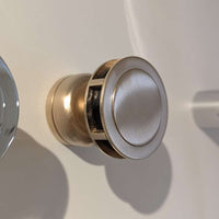 Madison 83.251.970.46 (XS-072920) Special made Tzelan robe hook with Black Insert in Champagne Matt