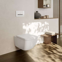 Venticello Toilet seat and cover, with automatic lowering mechanism (SoftClosing), with removable seat (QuickRelease), White Alpin