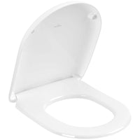 Antao Toilet seat and cover, with automatic lowering mechanism (SoftClosing), with removable seat (QuickRelease), White Alpin