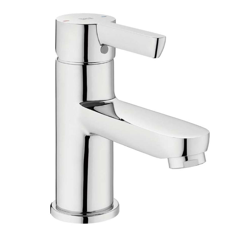 Roca A5A327EC0K (EU) Estreia single lever basin mixer with pop up drain waste set in chrome plated