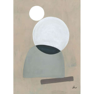 Paper Collective 50 274 La Femme 01 by Mae Studio with white aluminium frame Acoustic Framed Art Panel 860 x 1200 x 50 mm