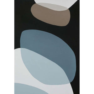 Paper Collective 50 Mimmi Hammar 04 with black aluminium frame Acoustic Framed Art Panel 700 x 1000 x 50 mm