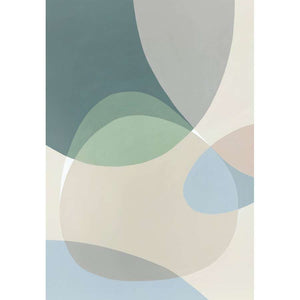 Paper Collective 50 Mimmi Hammar 07 with white aluminium frame Acoustic Framed Art Panel 700 x 1000 x 50 mm