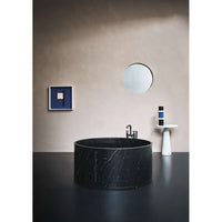 Agape In-Out AVAS1041.NM freestanding bathtub D1294 x 590 mm in black Marquinia marble