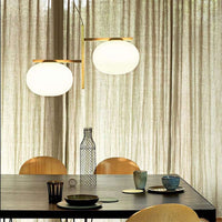 L0468 OS Lighting Suspension Lamp, Frame Satin Brass, light source not included, 4 x max 100W (E27)