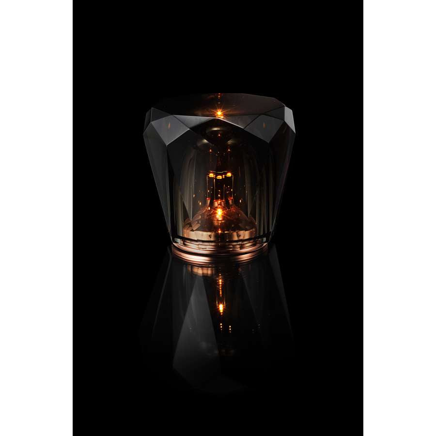 Xtal Acrux Dark Gray Cordless LED Table Lamp
