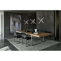 TAH205A_CN, Top Grey Oak 0378G, Frame Black Chrome 0178C