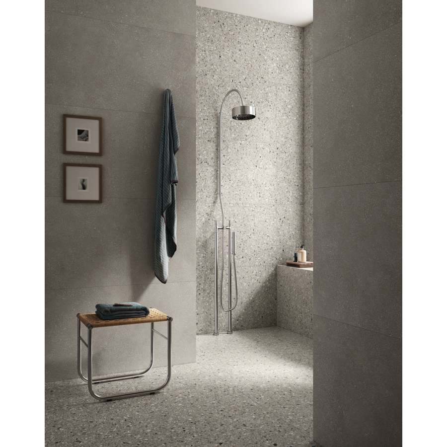 Gravel CSAGSG6060 Small Grey Natural Porcelain Tiles 600 x 600 mm