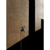 F011A42F037 Lighting Outdoor Floor Lamp, F011A42F037 Burgundy Red, Black Lava