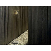 F011A41F018 Lighting Outdoor Floor Lamp, F011A41F018 Brushed Deep Brown, Travertino Imperiale