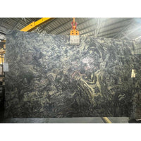 Exclusive Collection Fusion "WOW"/"Original" Dark DH235 Lether (bookmatch) Natural Stone Slab 2900 - 2950 x 1850 - 1870 x 20 mm