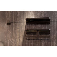 LIMBONSAI 9798111NB  Double paper holder w/Cover 300 mm in Na-No Black
