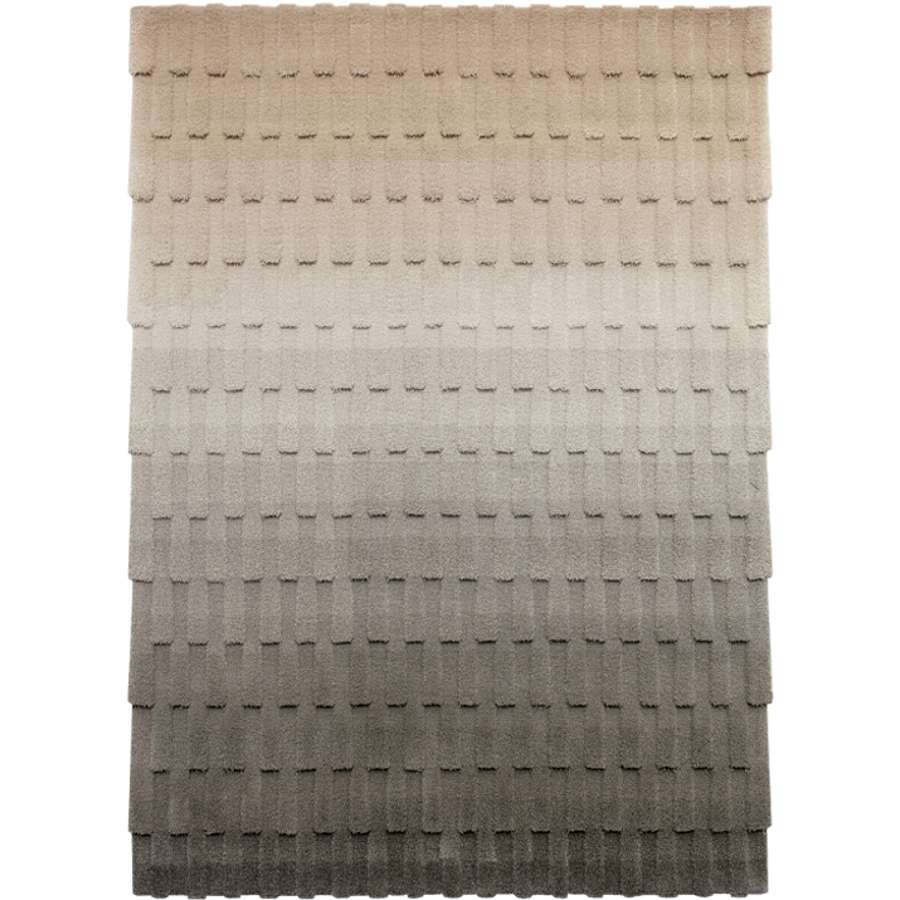 Fusion Collection Mismatched Shadow Eco Hand-Tufted Cut Pile Rug