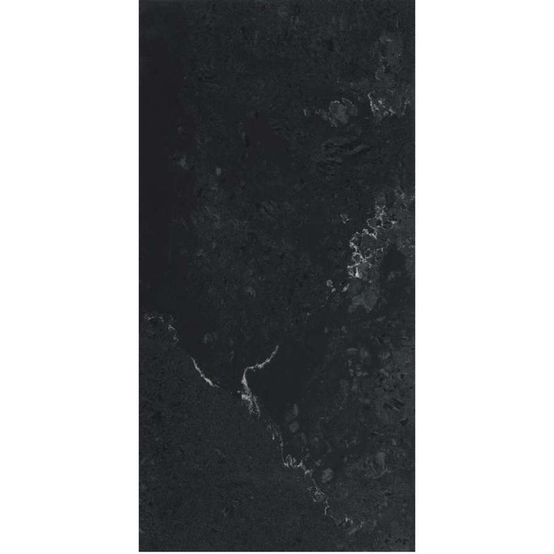 Marmi Extreme AL15477 Nero Marquina Extreme Nero Marquina Extreme Polished Rectified Full Body Porcelain Tile 750 x 750 x 6 mm