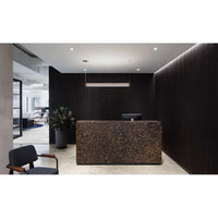 The London Collection Charcoal Walnut Charcoal Walnut Matte Recycled Timber Terrazzo Sheet 2440 x 1220 x 24 mm