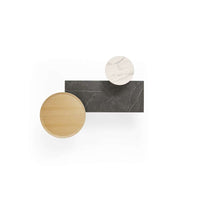 FR62, Top Grey Stone Porcelain Stoneware 0350A, Frame Pewter Painted 0259V
