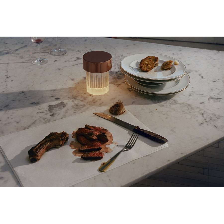 Last Order Clear Outdoor Table Lamp