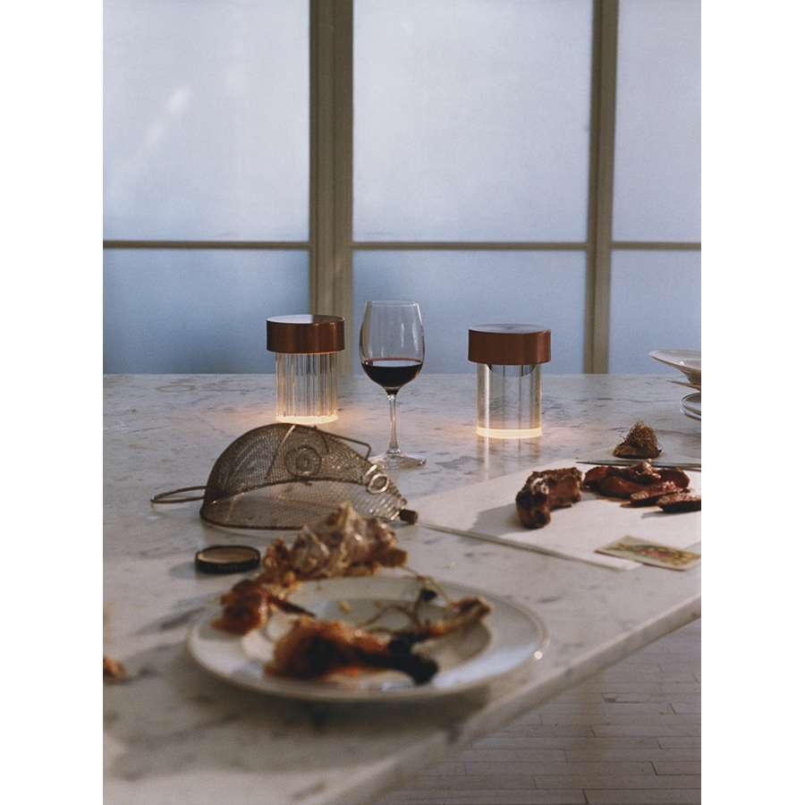 Last Order Clear Outdoor Table Lamp