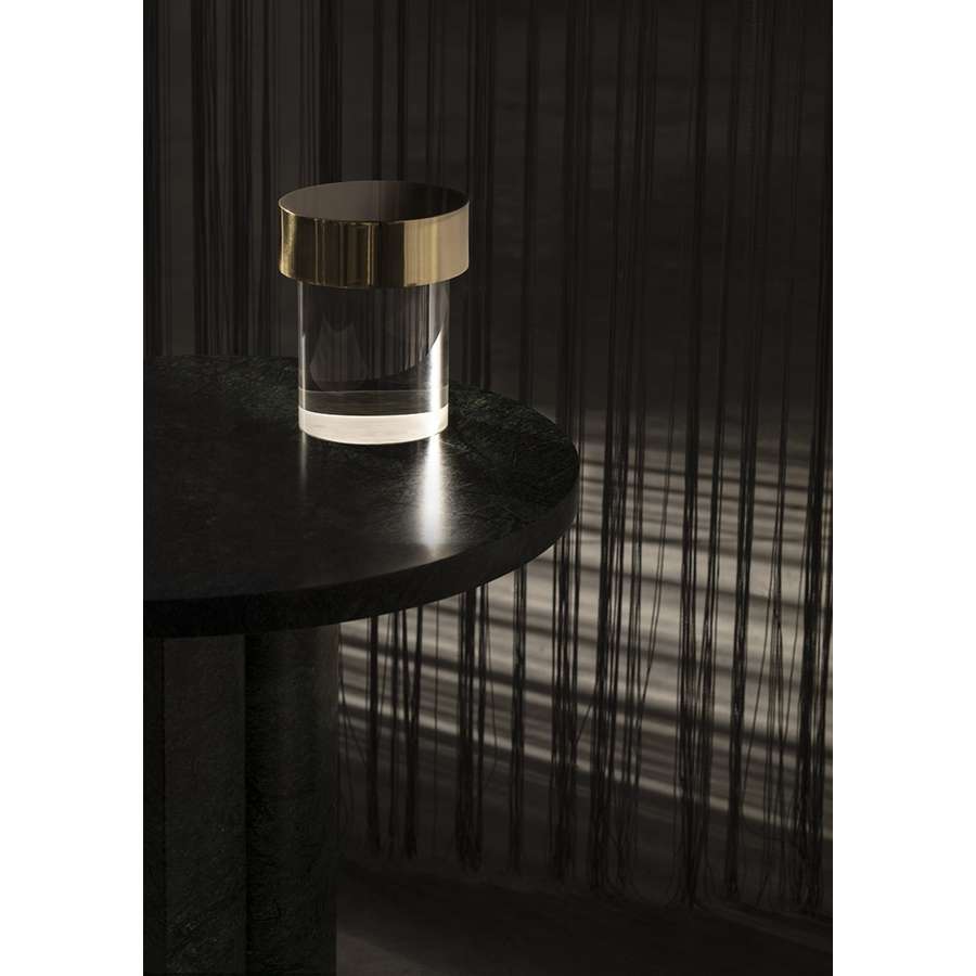 Last Order Clear Outdoor Table Lamp