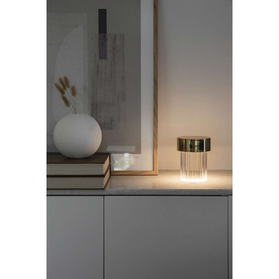 Last Order Clear Outdoor Table Lamp