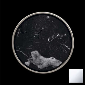 Dornbracht CYO 11187811-00 (XS-080887) Handle Insert in Chrome - special made stone plate "Nero Marquina, poliert"
