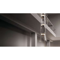 F0268000 Lighting Suspension 1 Low Cylinder And Cone Suspension Lamp, F0268000 - Black