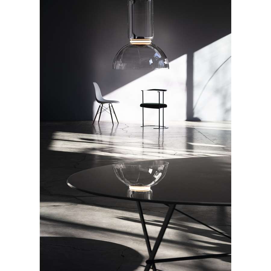 Noctambule Suspension 1 Low Cylinder and Cone Suspension Lamp
