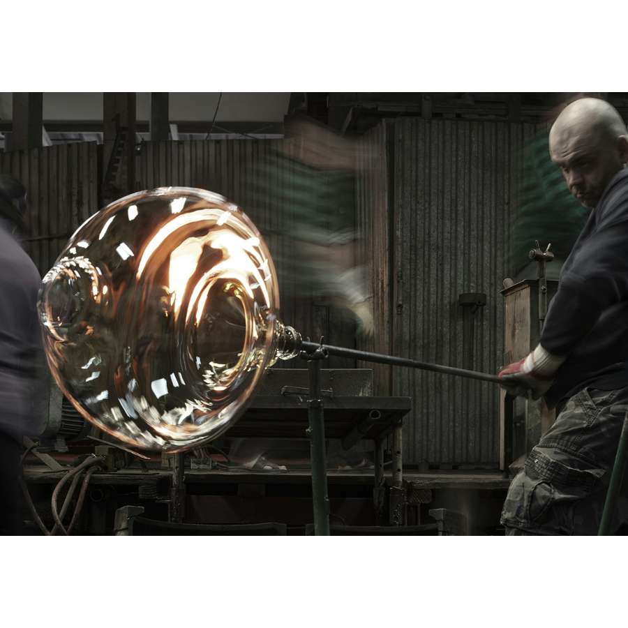 Noctambule Suspension 1 Low Cylinder and Cone Suspension Lamp