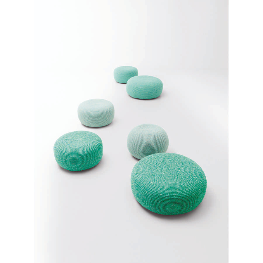 Otto B68C Outdoor Round Pouf