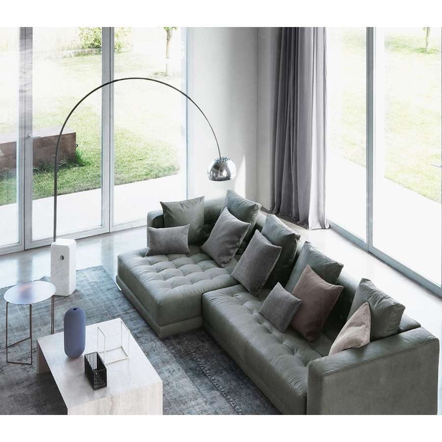 FLOS Arco F0301300 Floor Lamp, Frame White Marble