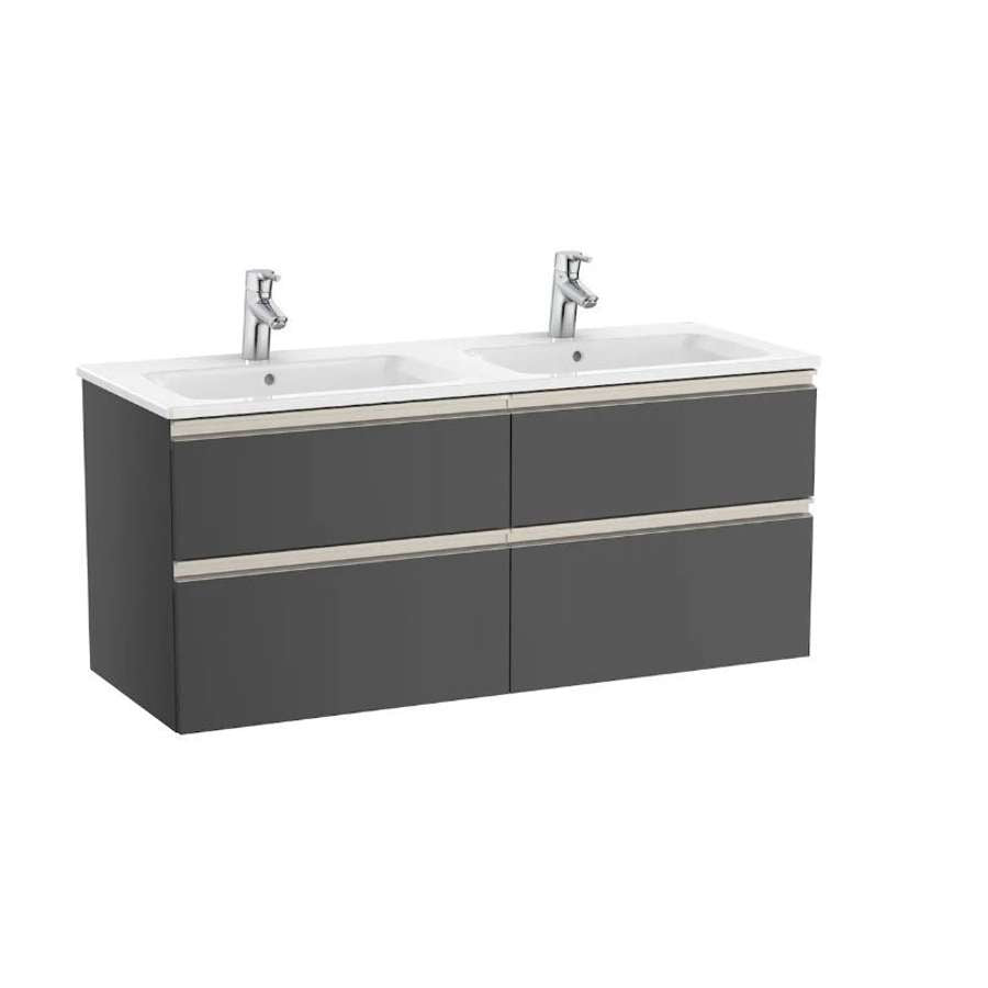 The Gap Vanity with Washbasin in Grey Anthracite