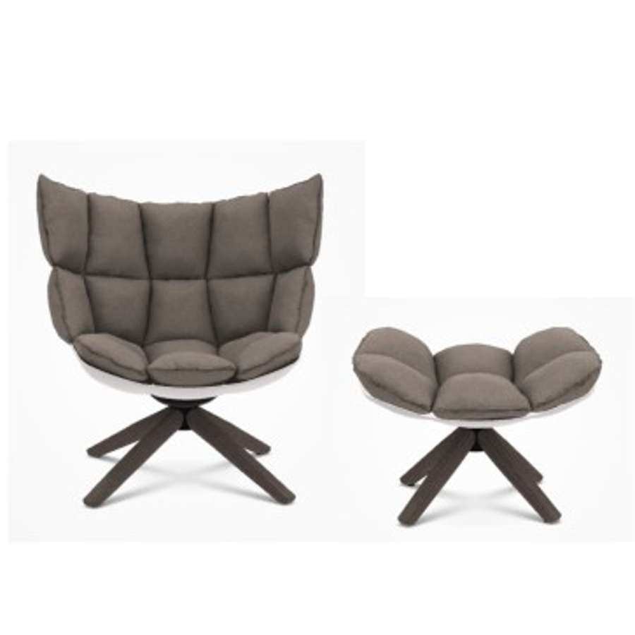 Husk H2G + HP4 Armchair With Ottoman
