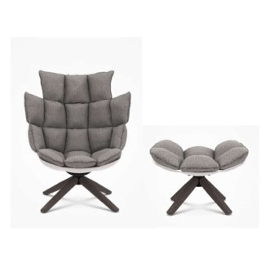 Husk H3G + HP4 Armchair With Ottoman