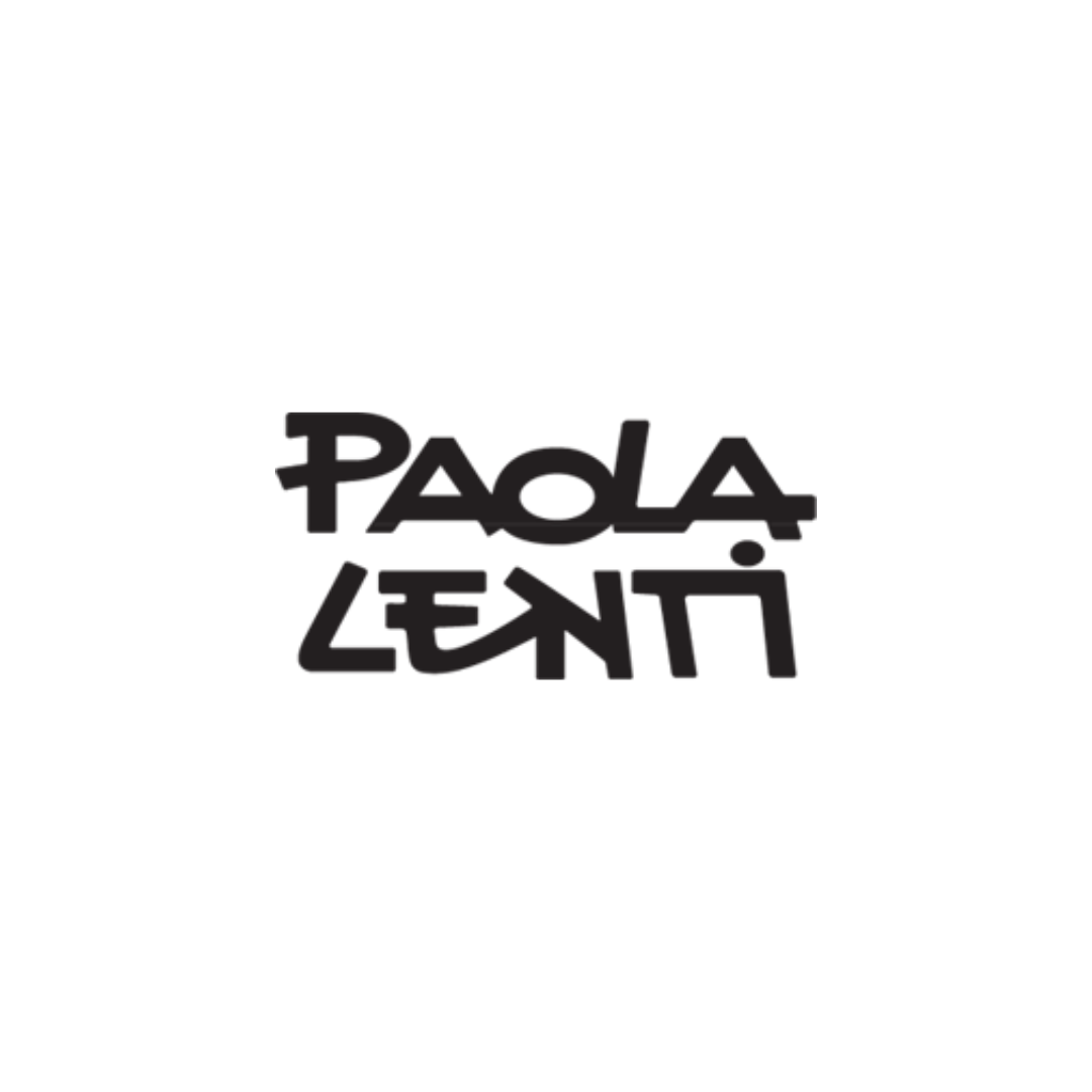 Black 'Paola Lenti' logo on a white background