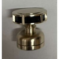 Madison 83.251.970.46 (XS-072920) Special made Tzelan robe hook with Black Insert in Champagne Matt