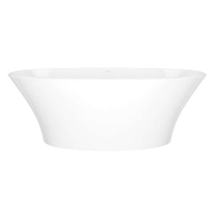 Victoria + Albert INN-N-SW-NO Ionian bathtub in white without waste 1701 x 793 x 614 mm