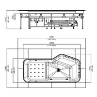 KOS 9P1PE Faraway pool with the electrical heating system