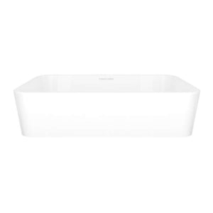 Victoria + Albert VB-EDG-45-NO Edge 45 sit-on washbasin in white 450 x 325 x 111 mm