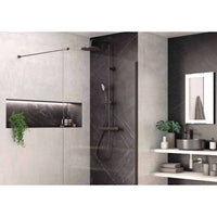 MYSTERY FN5R0AE161 Black Natural-Matte Rectified Full Body Porcelain Tile 800 x 800 x 7 mm