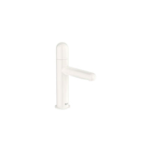 Roca A5A3Y3FP30 NU Basin mixer smooth body with Dome handle. S-SIZE. Finish in P3 - Glossy White