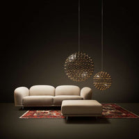 8718282359984 Lighting Suspension Lamp, Frame in wood and finish in stainless steel