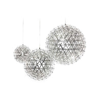 8718282359984 Lighting Suspension Lamp, Frame in wood and finish in stainless steel