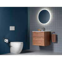 Luna  mirror with perimeter LED lighting 1000 x 25 x 1000mm