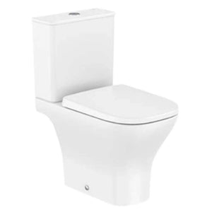 Optica Rimless® Vortex WC in White with tank and slow-closing seat & cover