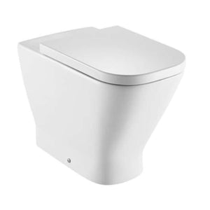 Roca The Gap A347737000 (EU) Floorstanding Rimless WC with dual outlet and A801472005 Slow-closing Seat & Cover in White