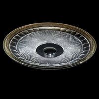 Slavia Crystal SC-WB45D-E01P Dilos slavia crystal wash basin in empaire platinum