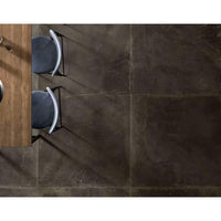 Oxidart OXBL6/12 Black Natural, Matte Rectified Porcelain Tile 1200 x 600 x 9 mm