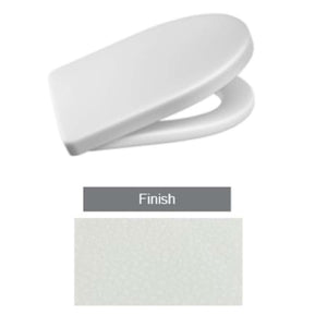 Toilet Seat and Cover in Shagreen with Soft-Closing